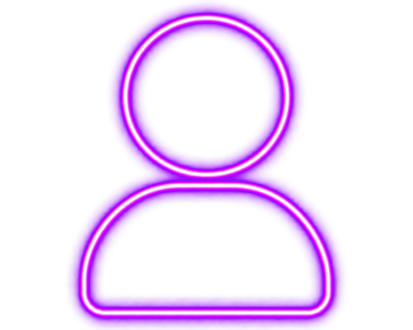 Neon purple-colored Omega symbol against a dark background.