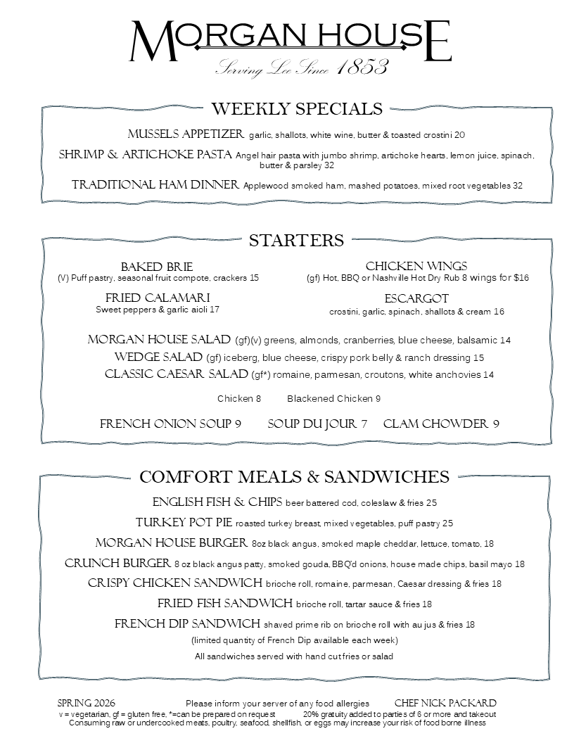 Dinein — Morgan House