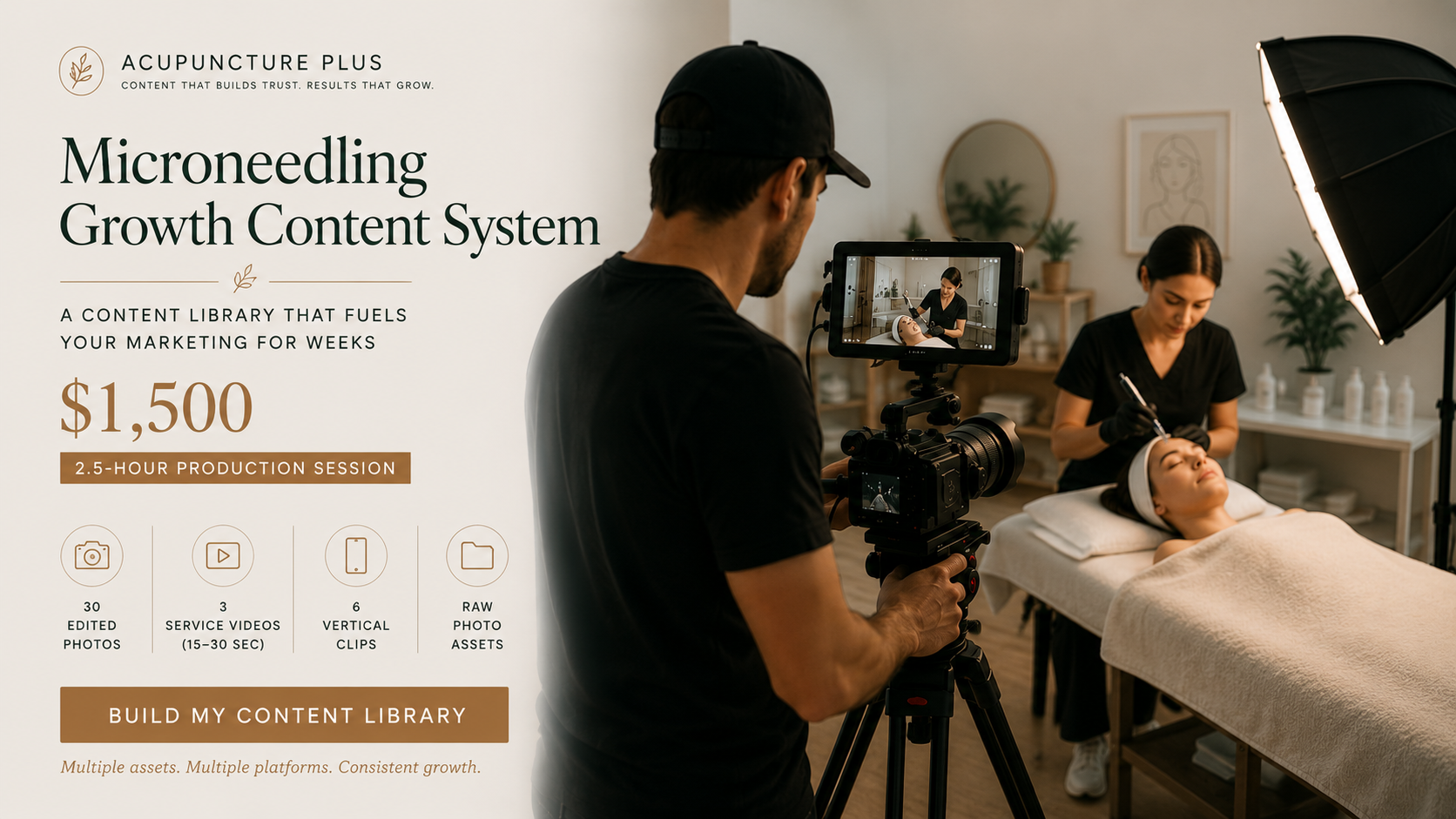 Microneedling Growth Content System