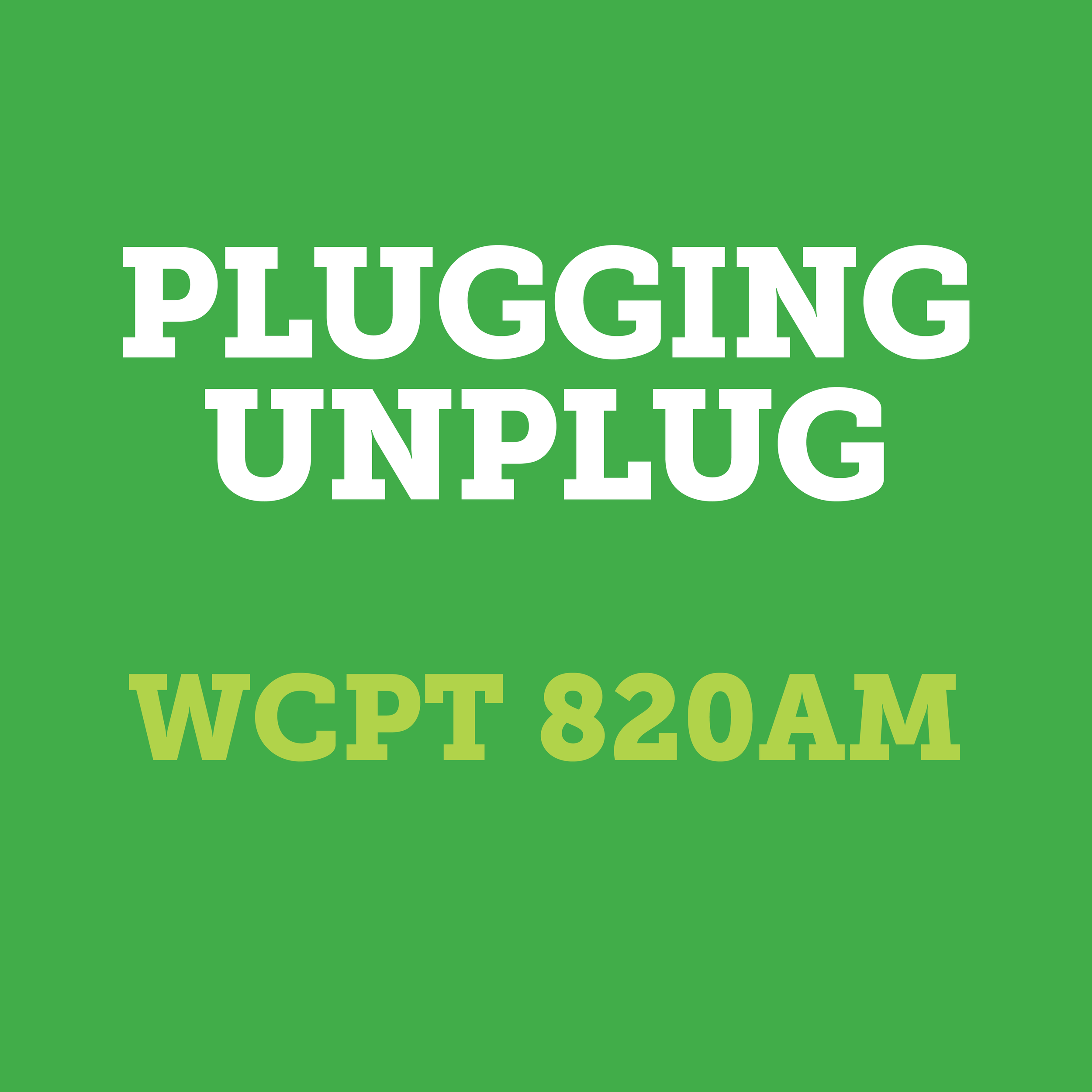 Patti Vasquez and guest co-host Ken Mejia-Beal are joined by&nbsp;Heather Weishaar from&nbsp;IPRA and Pam Hamil from the Addison Park District to talk about Unplug Illinois.