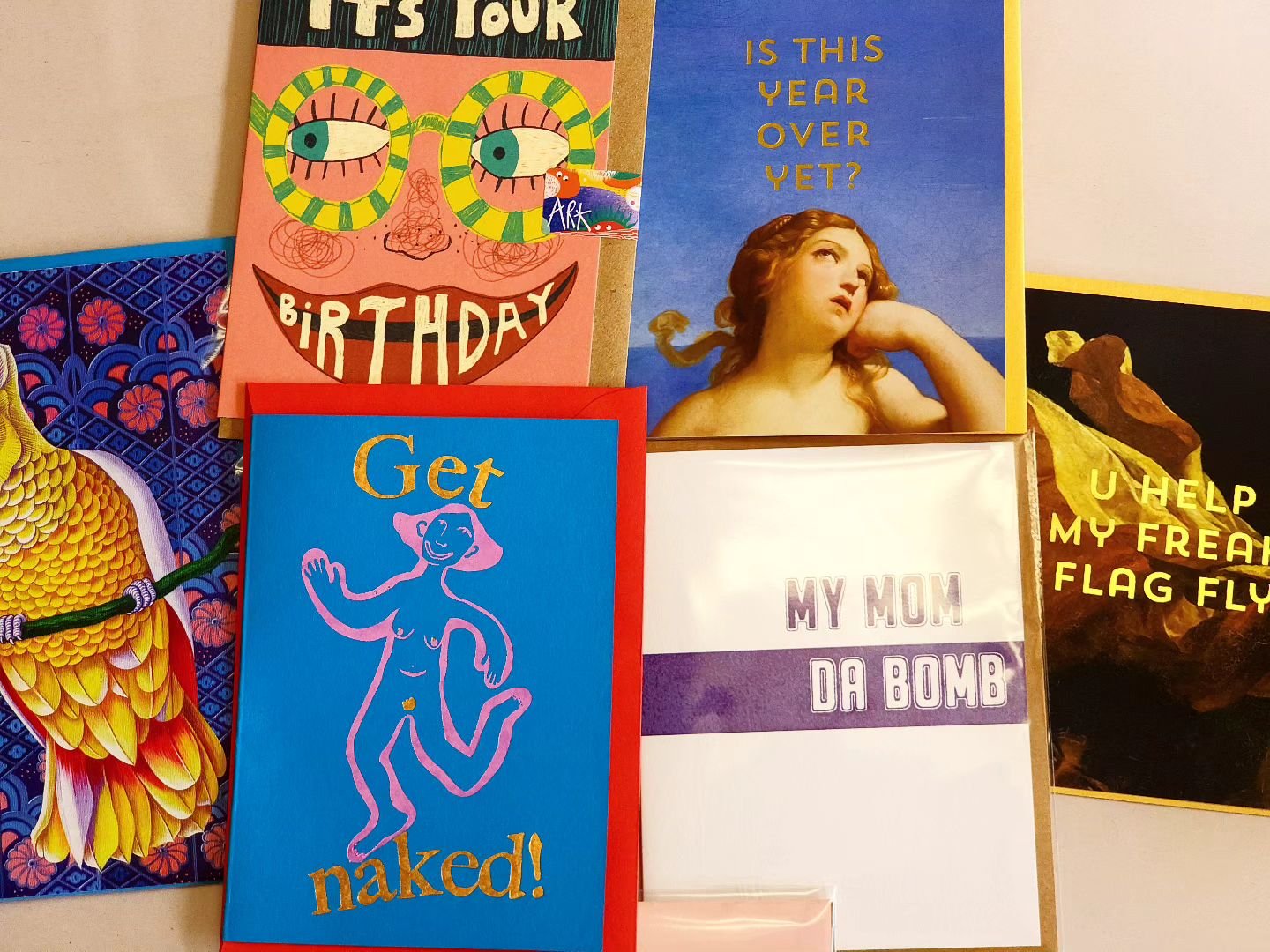 Did you know we have so many greeting cards in stock that it's almost hard to look through them all? Yes that is a challenge, come see if you're up to the task of finding the perfect card.
