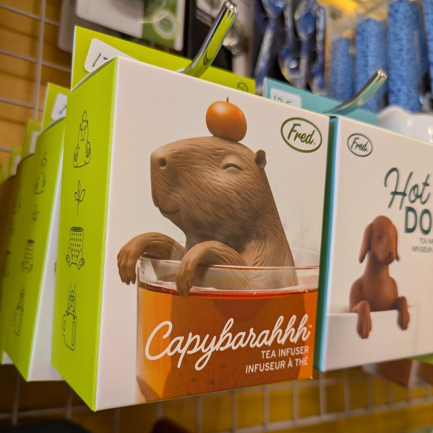 It's spring, but don't let the equinox fool you, it's definitely time for a hot cup of tea, and what better way to brew it than with this @genuinefred Capybarahhh tea infuser!! 

#shoplocal #jamaicaplain