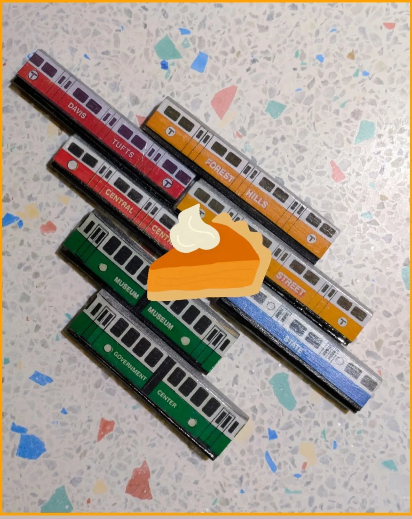 BLACK FRIDAY SPECIAL AT KITCHENWITCH!!!

For the price of one slice of leftover pie (vegan a plus!) you will receive the MBTA subway magnet of your choice!!

This is a door buster deal, first 5 slices only!!

(Yes we're serious, and yes there's anoth
