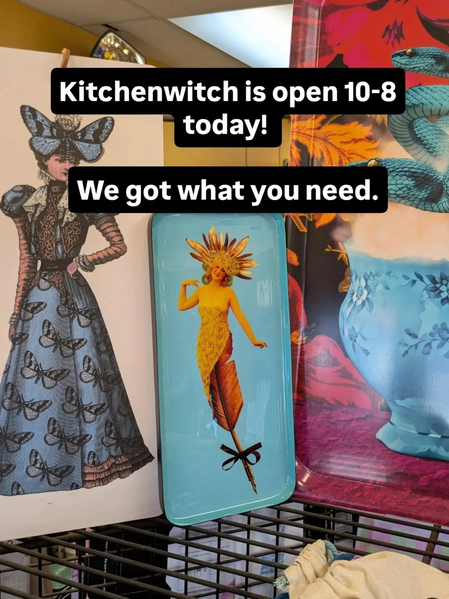 "Last minute" shopping begins at sundown today, and continues until we close at 4pm Christmas Eve, but don't worry, we've got lots and lots left for you late shoppers. No shame, we're in the same boat. Let us bail you out.

Xoxo 
Kw