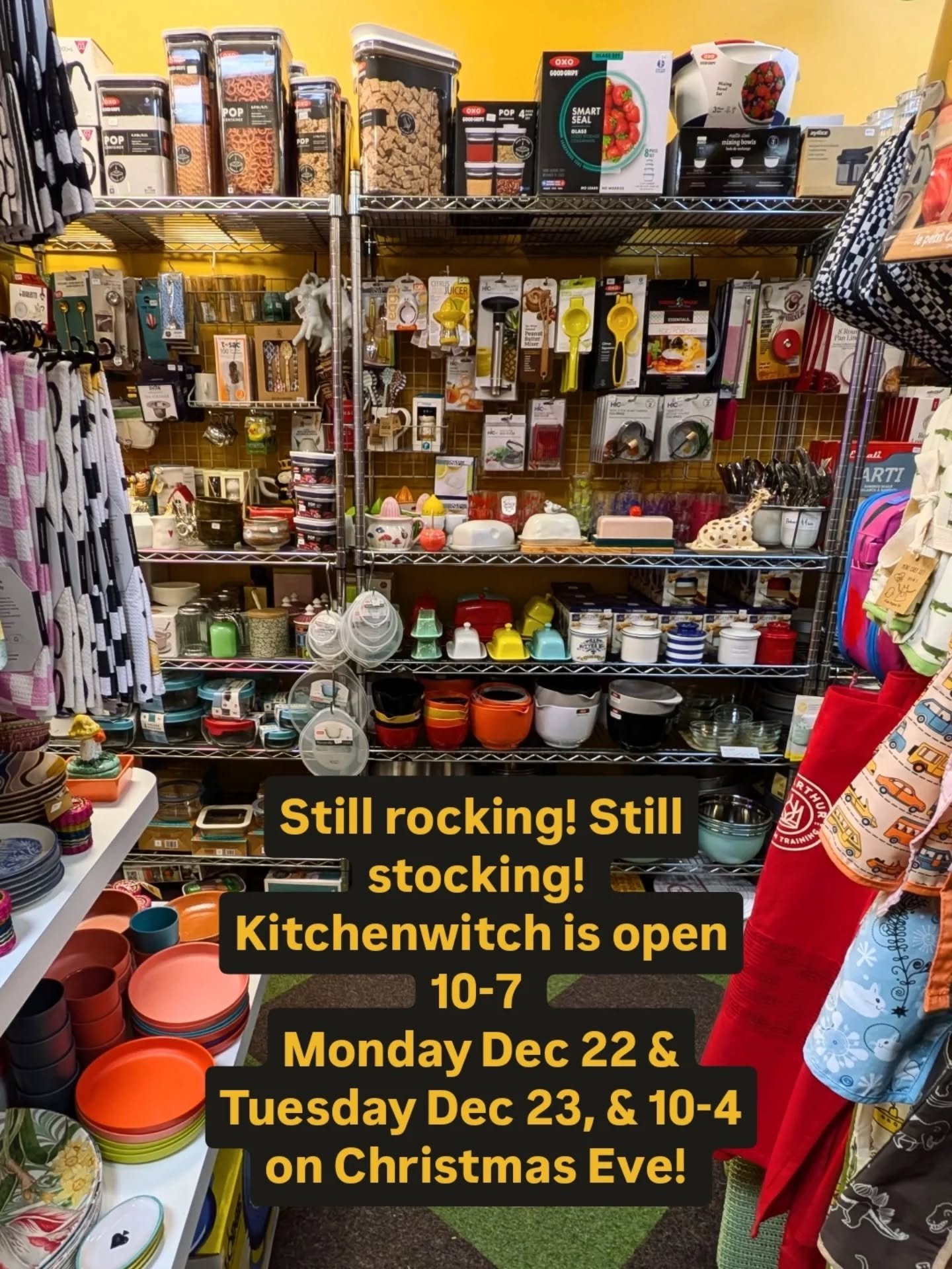Don't panic, it's not just us, all up and down Centre &amp; South St there's a veritable plethora of small locally owned independent businesses open up until Christmas Eve making dreams and wish list wishes come true. From Tres Gatos &amp; Streetcar 