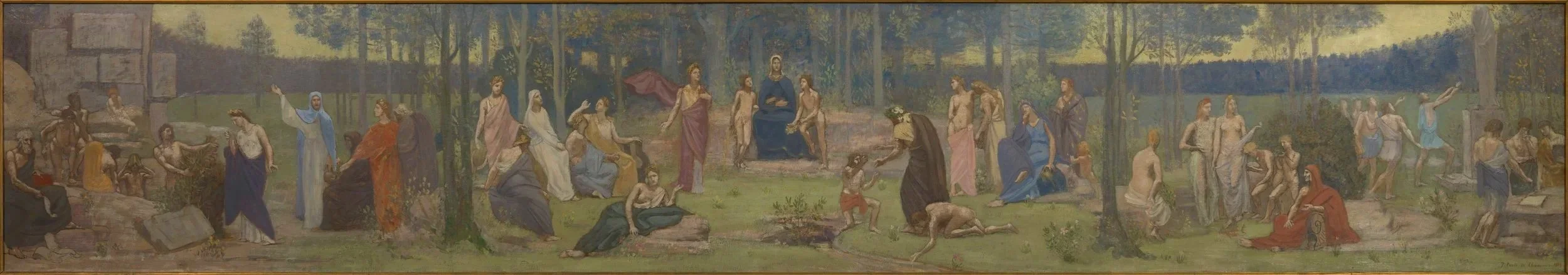 "Allegory of the Sorbonne" Pierre Puvis de Chavannes (1889)