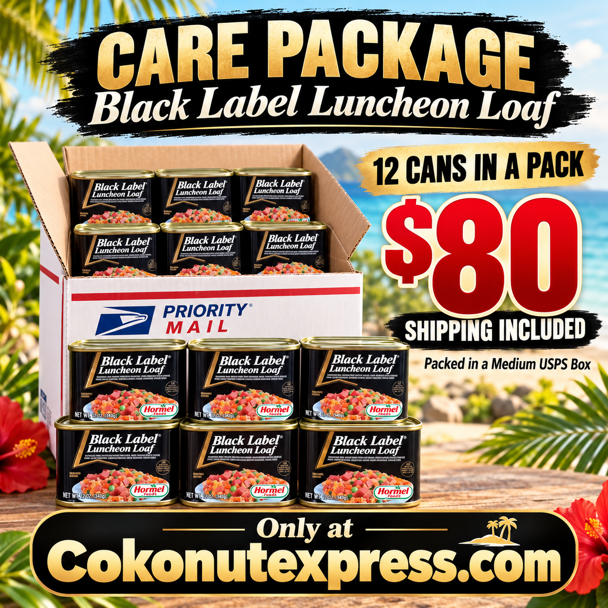 Black Label Luncheon Meat Loaf