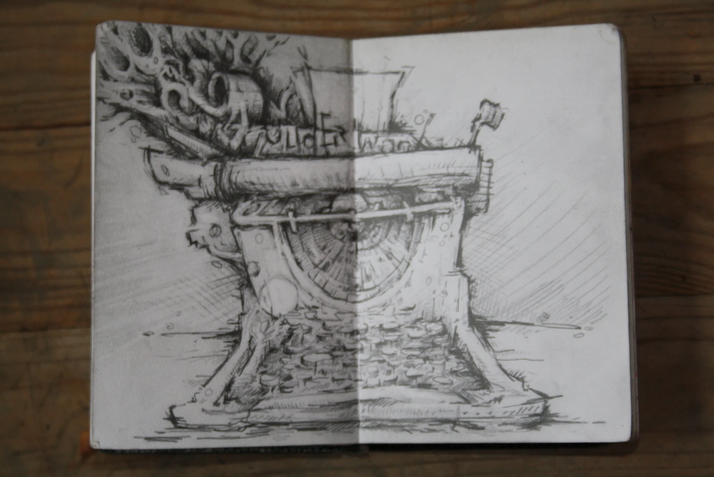 Get up in the morning, torture a typewriter until it screams, then stop.