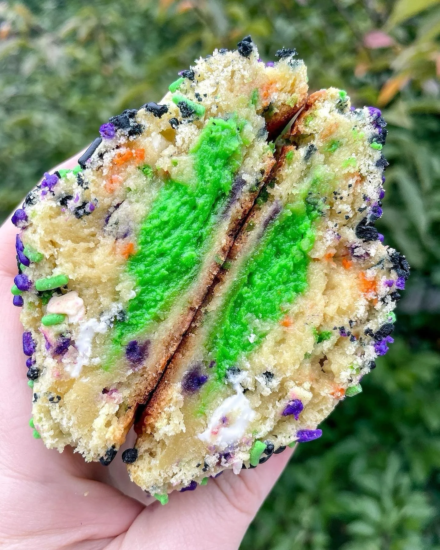 Only a few more sleeps until October orders open!! And get excited for this creepy cookie…Dunk-a-boo! π»π»π»
If you like our Fall-fetti cookie, you’re going to love this one. It’s a cake batter sugar cookie base, loaded with spook