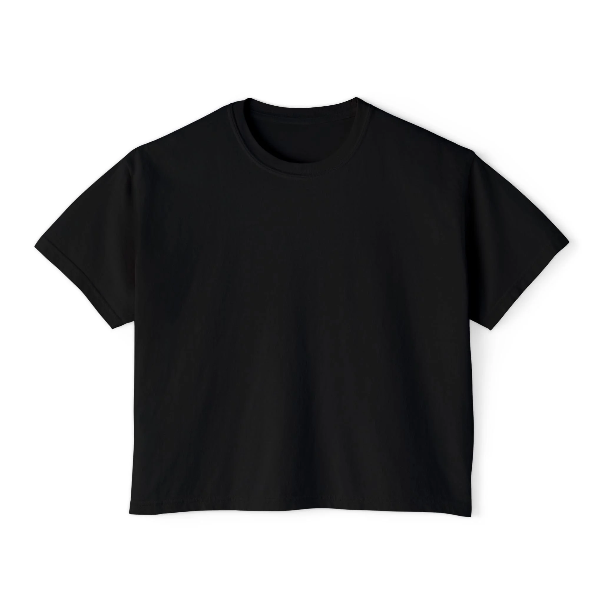 Rise Abstract Portrait   Women's Boxy Tee | Vibrant  Crop T-Shirt