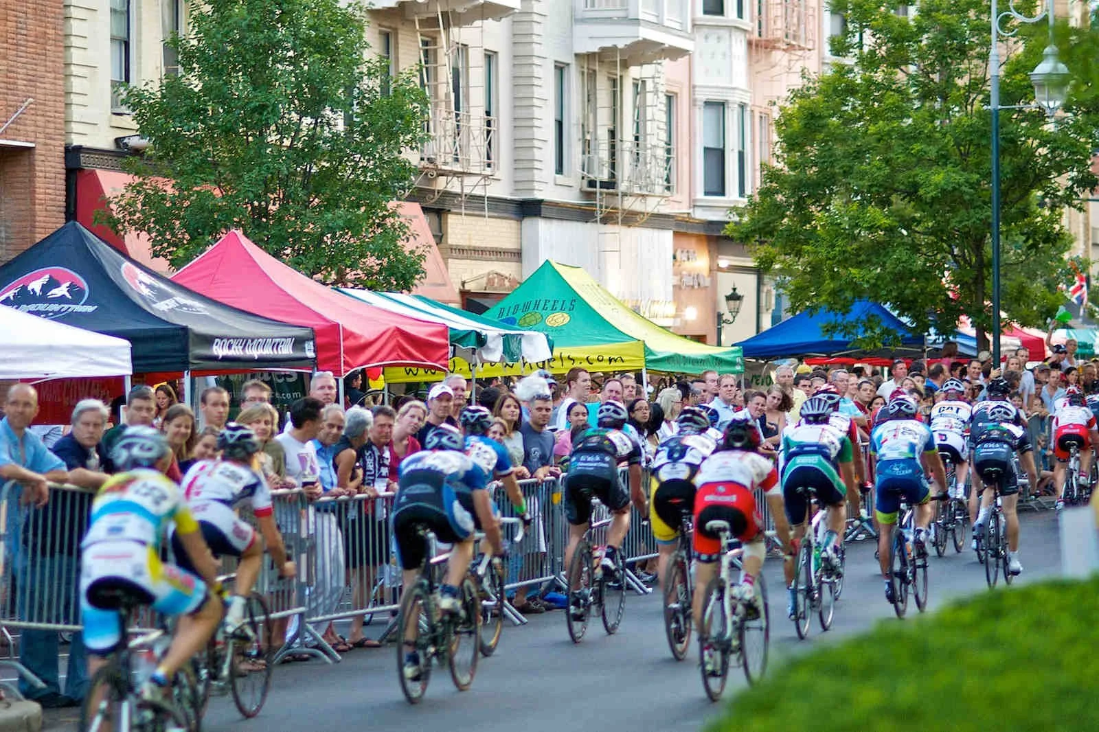 Bike Racing on the Square .JPG