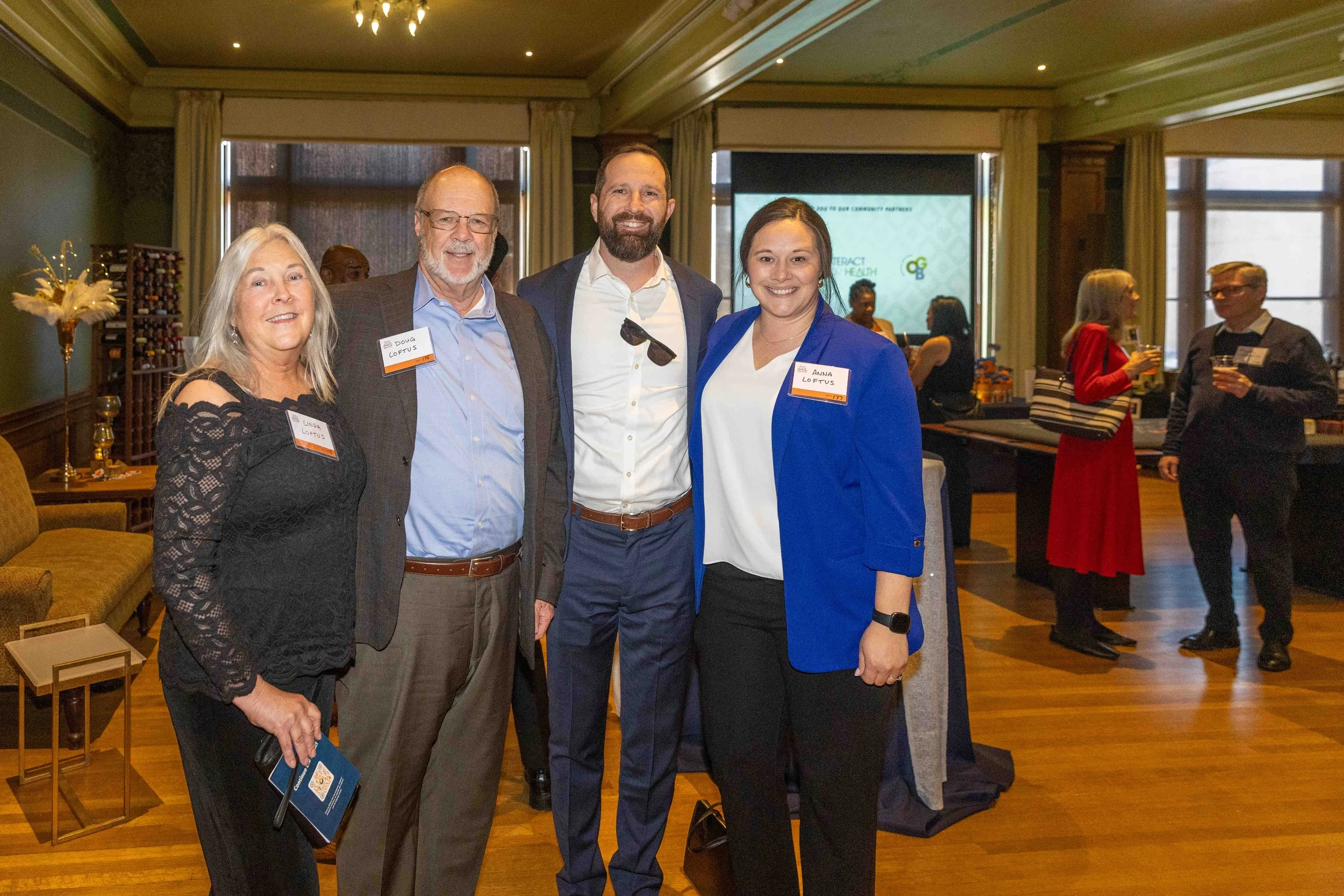 Linda Loftus, Doug Loftus, Eric Loftus, Anna Loftus.JPG