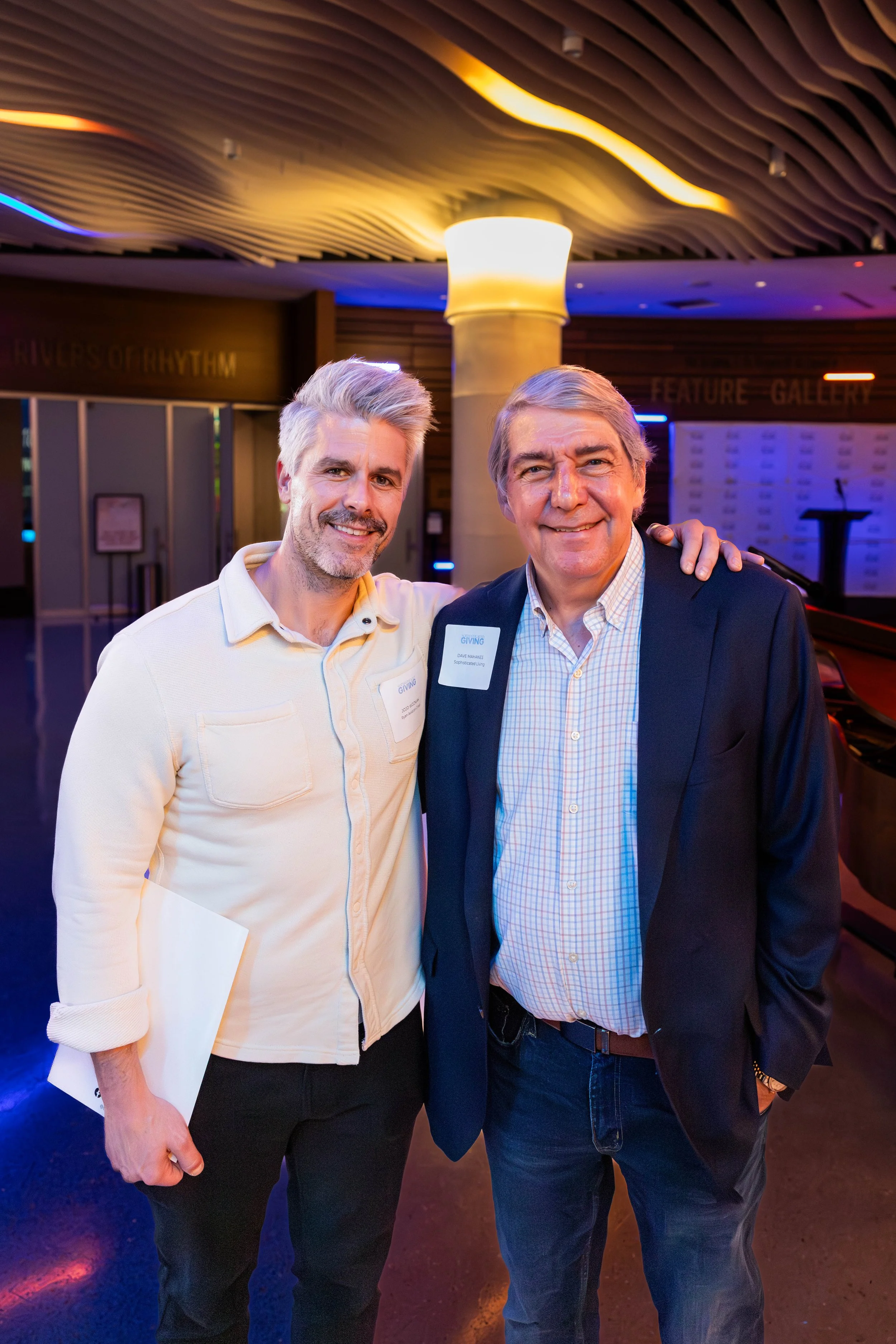 Sponsor Ryan Air's Jojo Wozniack, Sophistictaed Living's Dave Mahanes.jpg