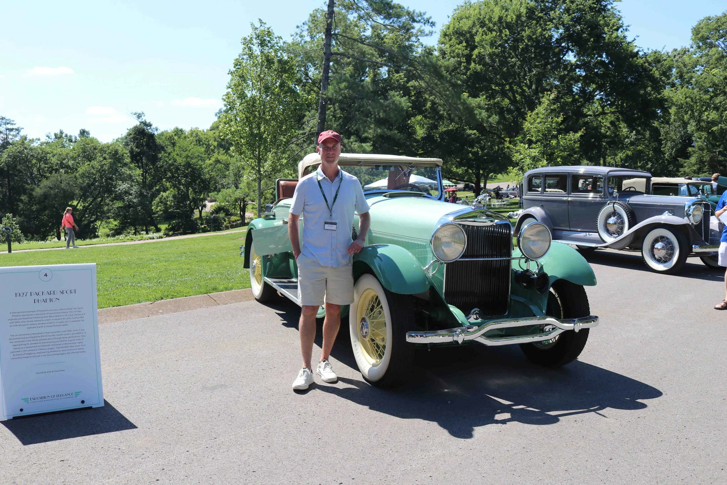 David Nau with his 1927 Packard Sport Phaeton.JPG