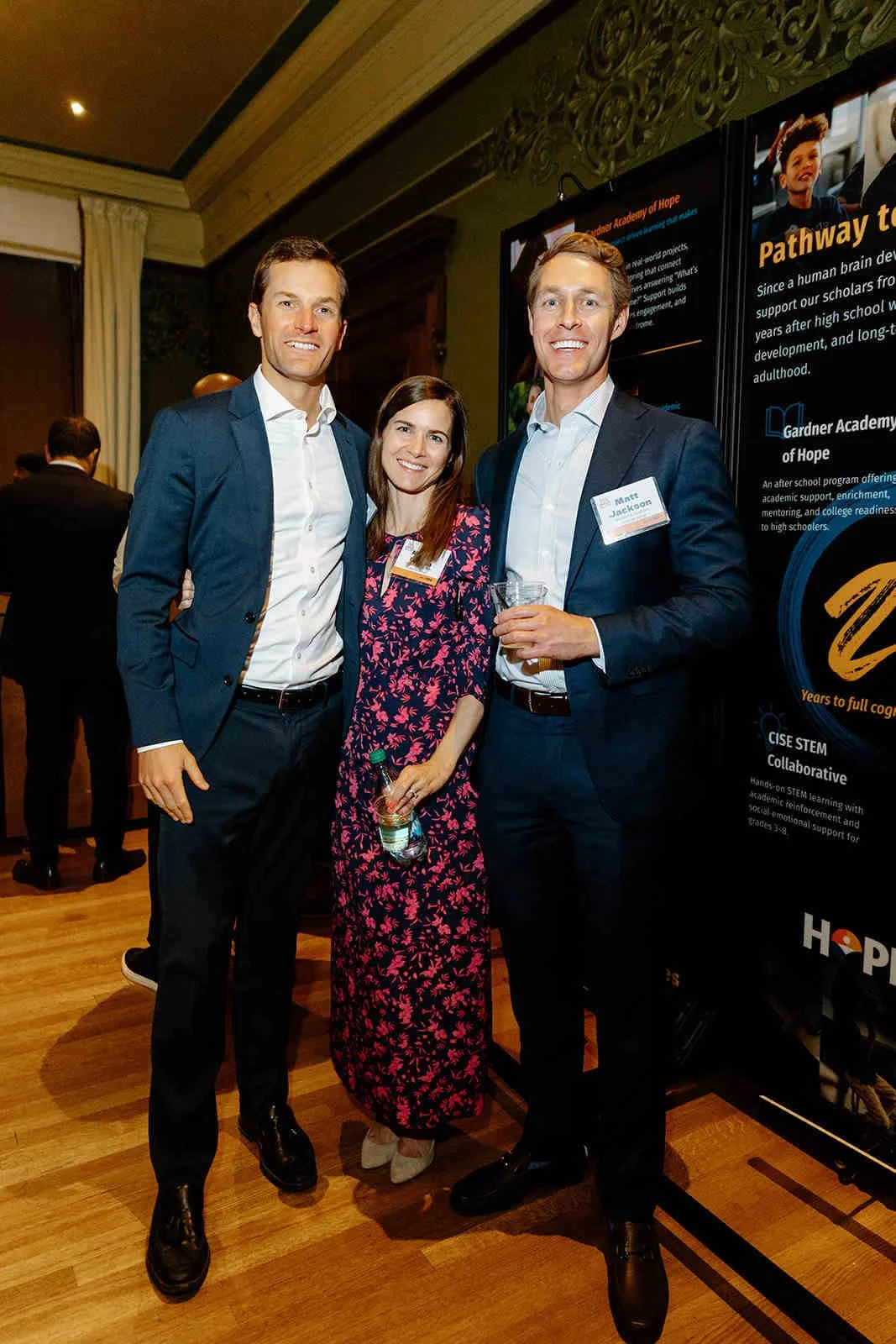 Dan and Maggie Gibson, Matt Jackson.JPG