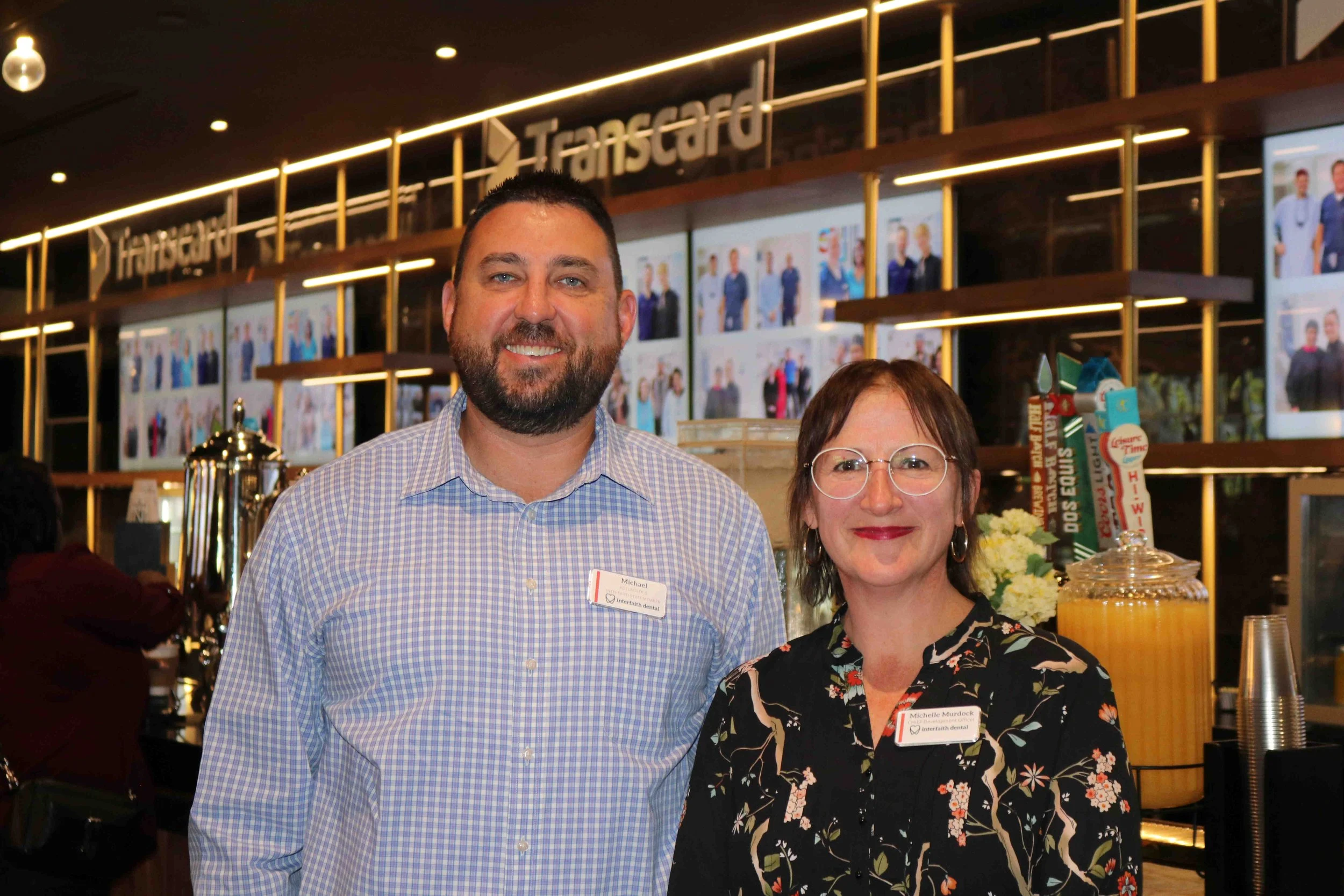Interfaith Dental's CFO Michael Hall, Interfaith Dental's CDO Michelle Murdock.JPG