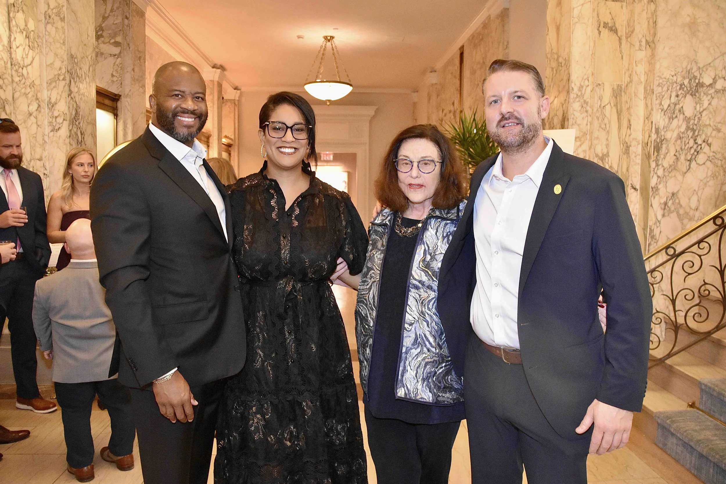 Waddell Wright and LaDonna Boyd, Nancy Russell, Jordan Tolliver.JPG