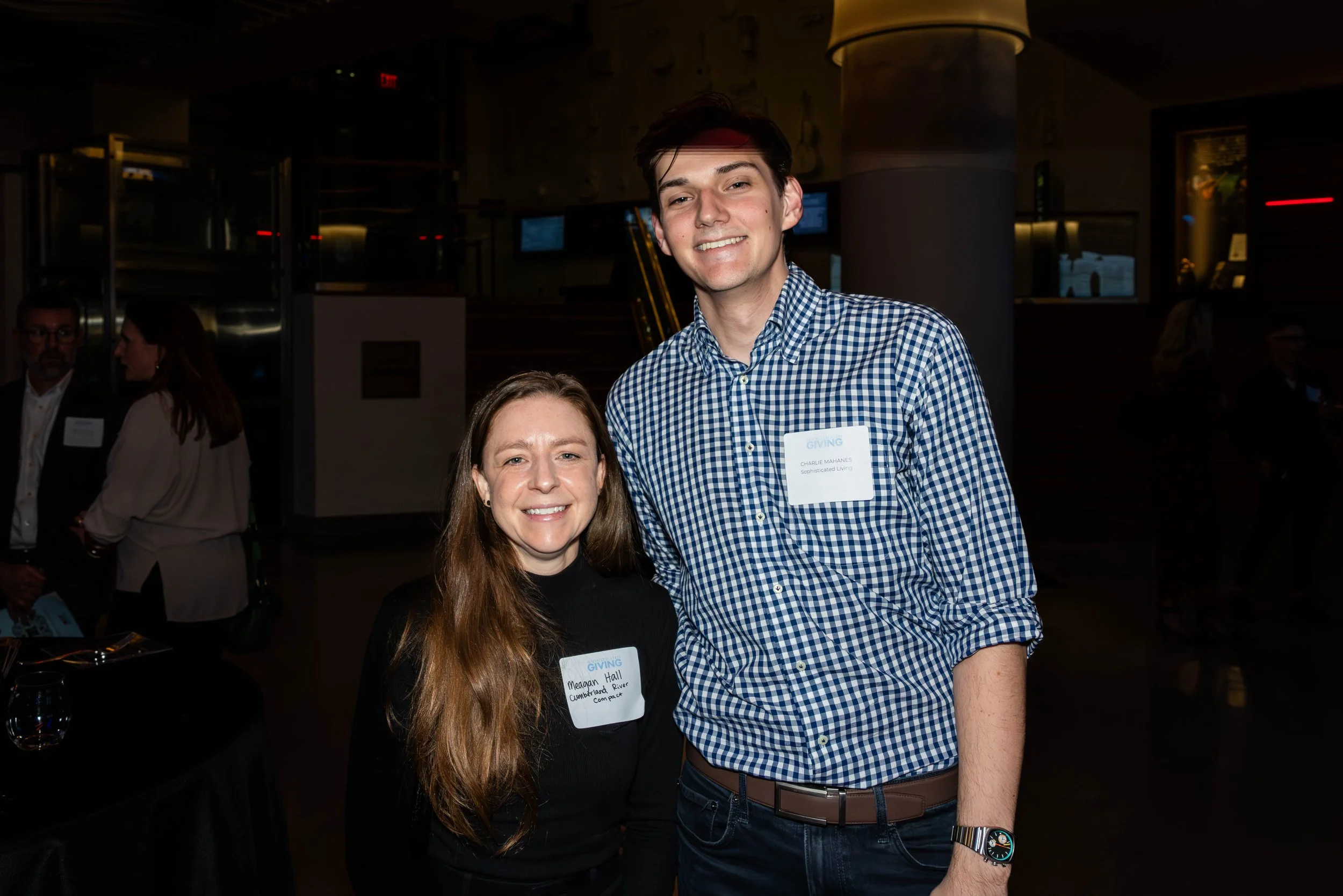 Cumberland River Compact's Meagan Hall, Sophisticated Living's Charlie Mahanes.jpg