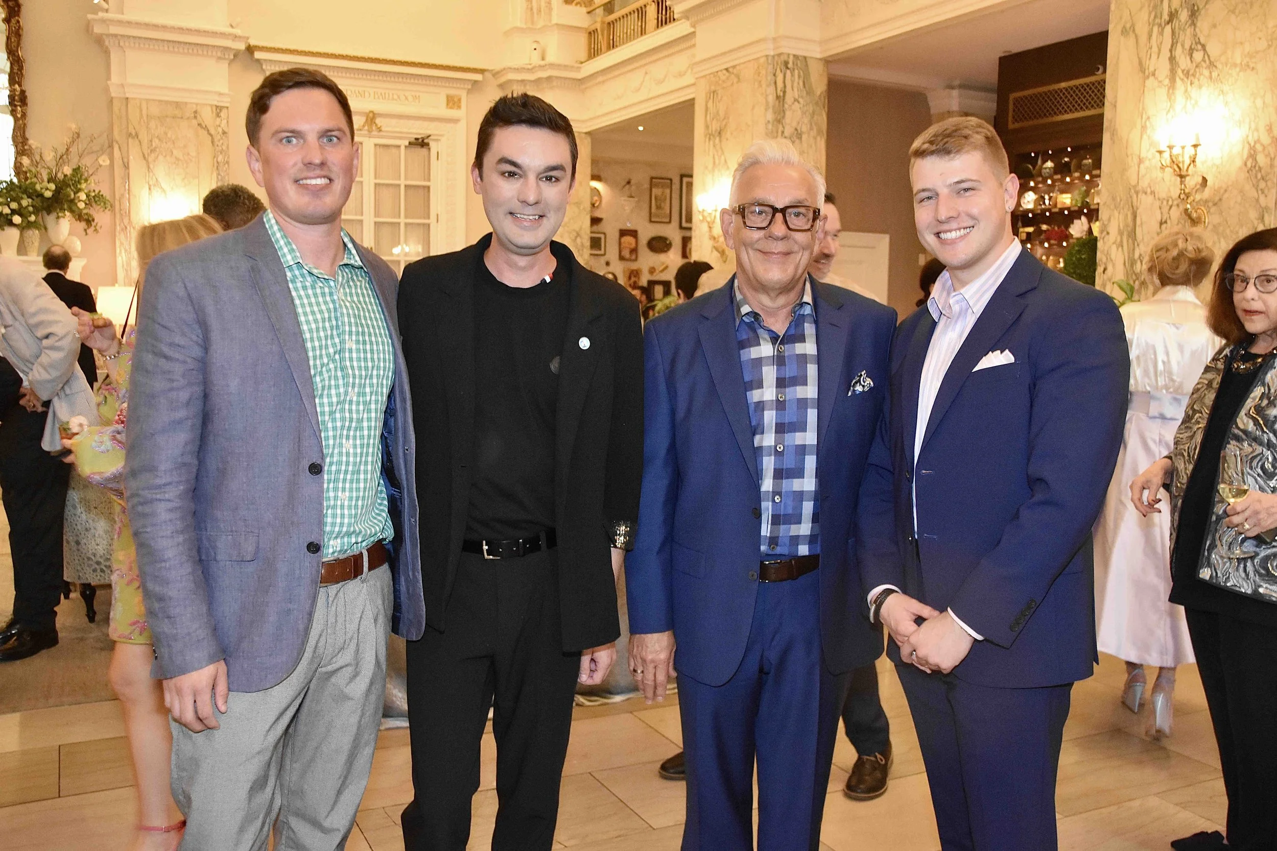 Charlie Cook, Co-Chairs Spencer Bowers and Rusty Terry, Toby Crowfoot.JPG