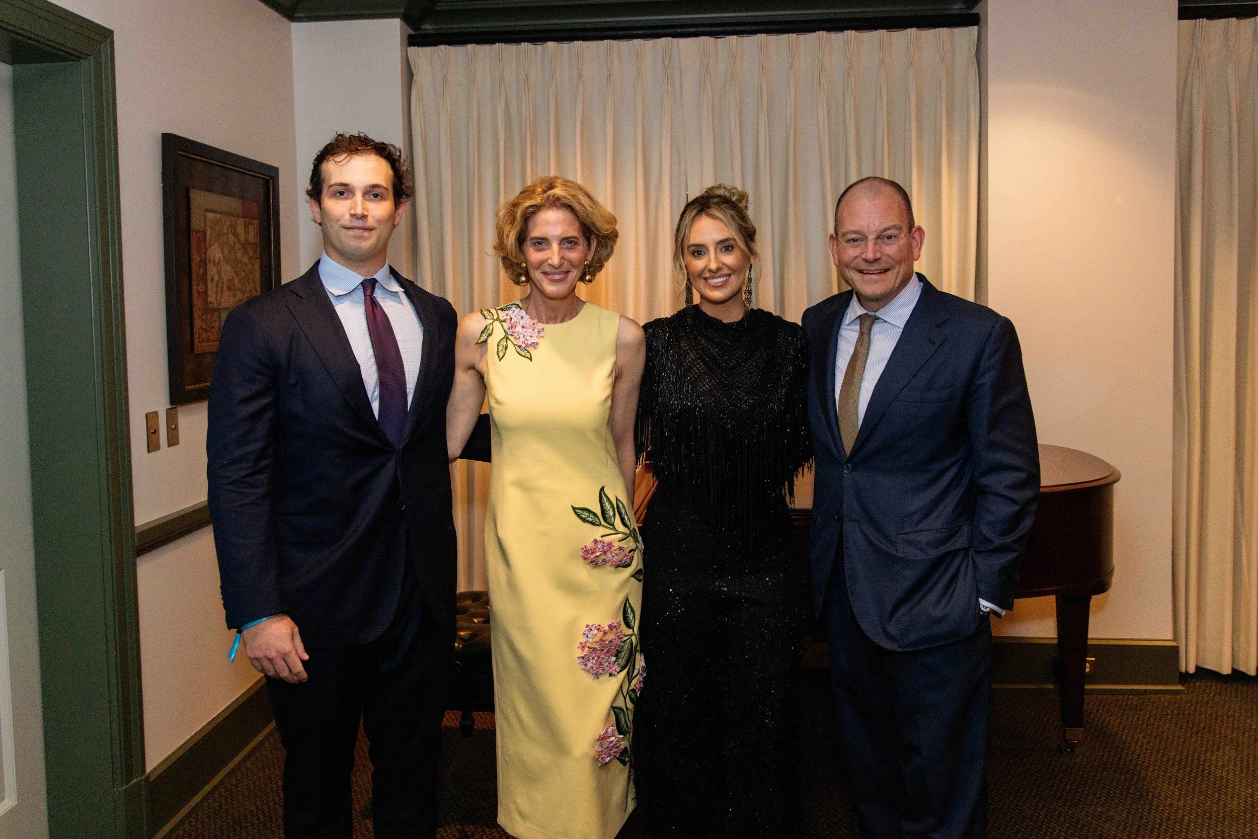 Henry Bolen, Oscar de la Renta Executive Vice President Eliza Bolen, Lainey Wilson, Oscar de la Renta CEO Alex Bolen.JPG