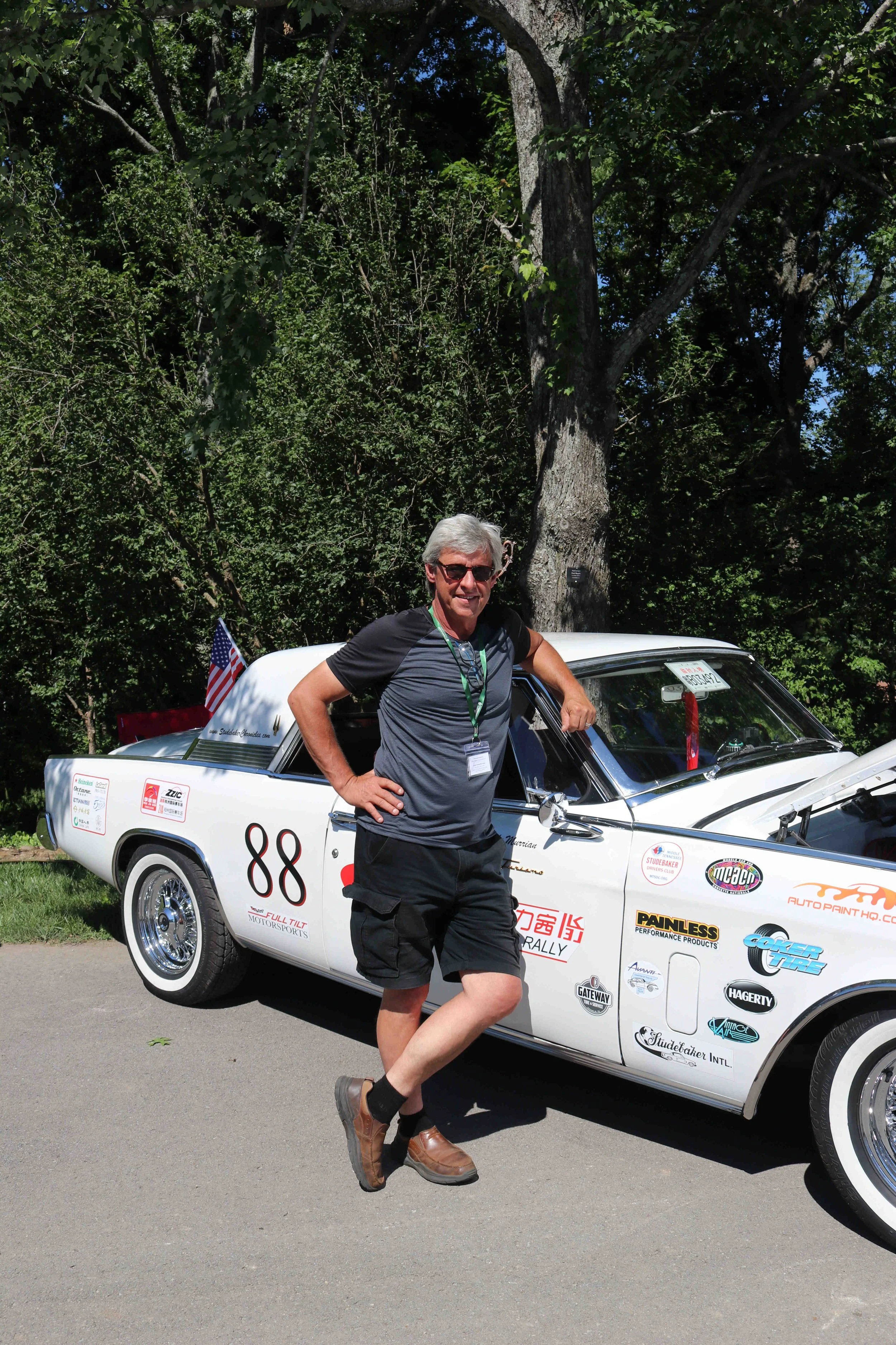 Robert Swope with his 1963 Studebaker GT Mohawk.JPG