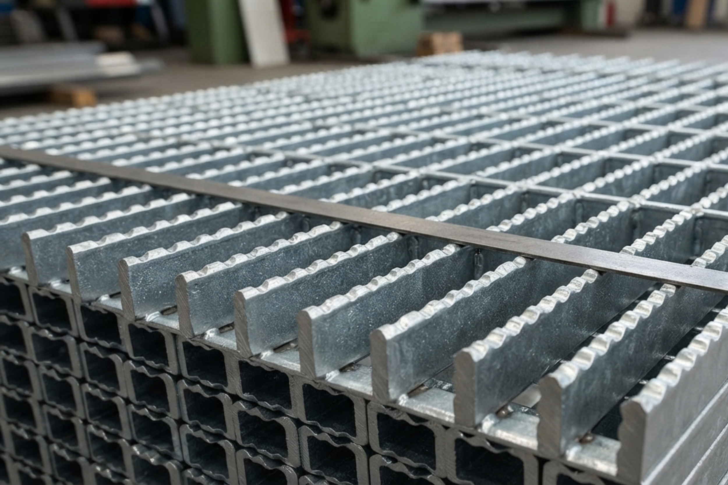Láminas Grating: La solución en acero para pisos y pasarelas industriales