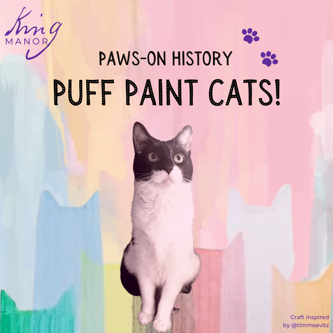 Paws-on History: Puff Paint Cats!