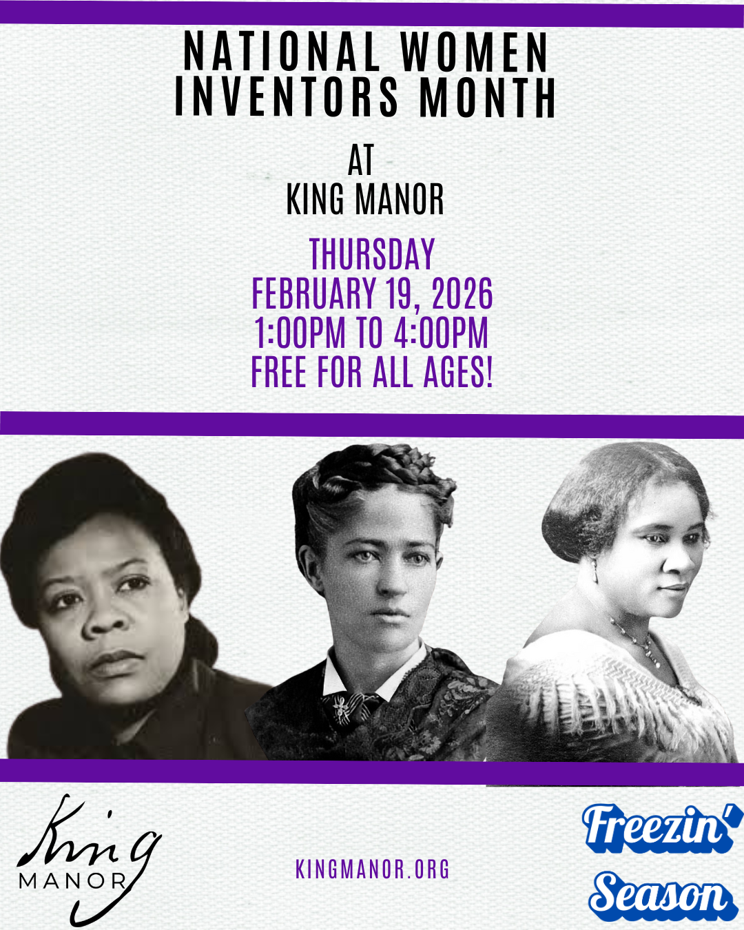 Freezin' Season: National Women Inventors Month
