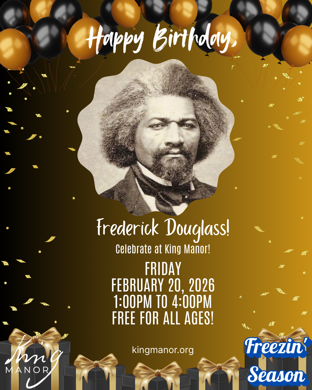 Freezin' Season: Frederick Douglass' Birthday