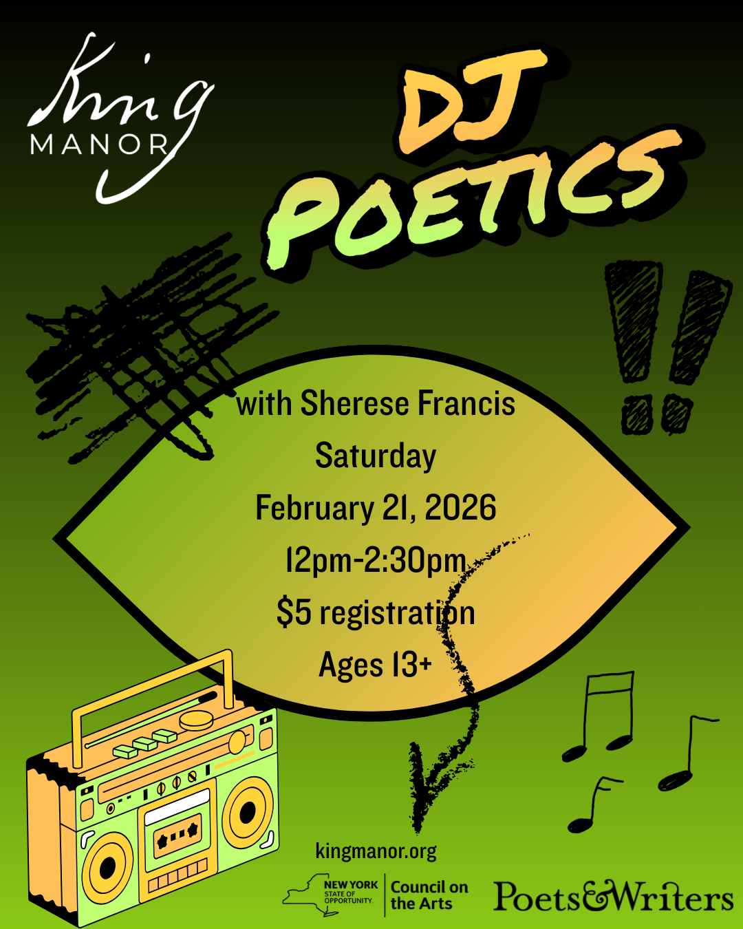 DJ Poetics: A Workshop with Sherese Francis