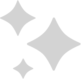 Several sparkling stars in black and gray colors.