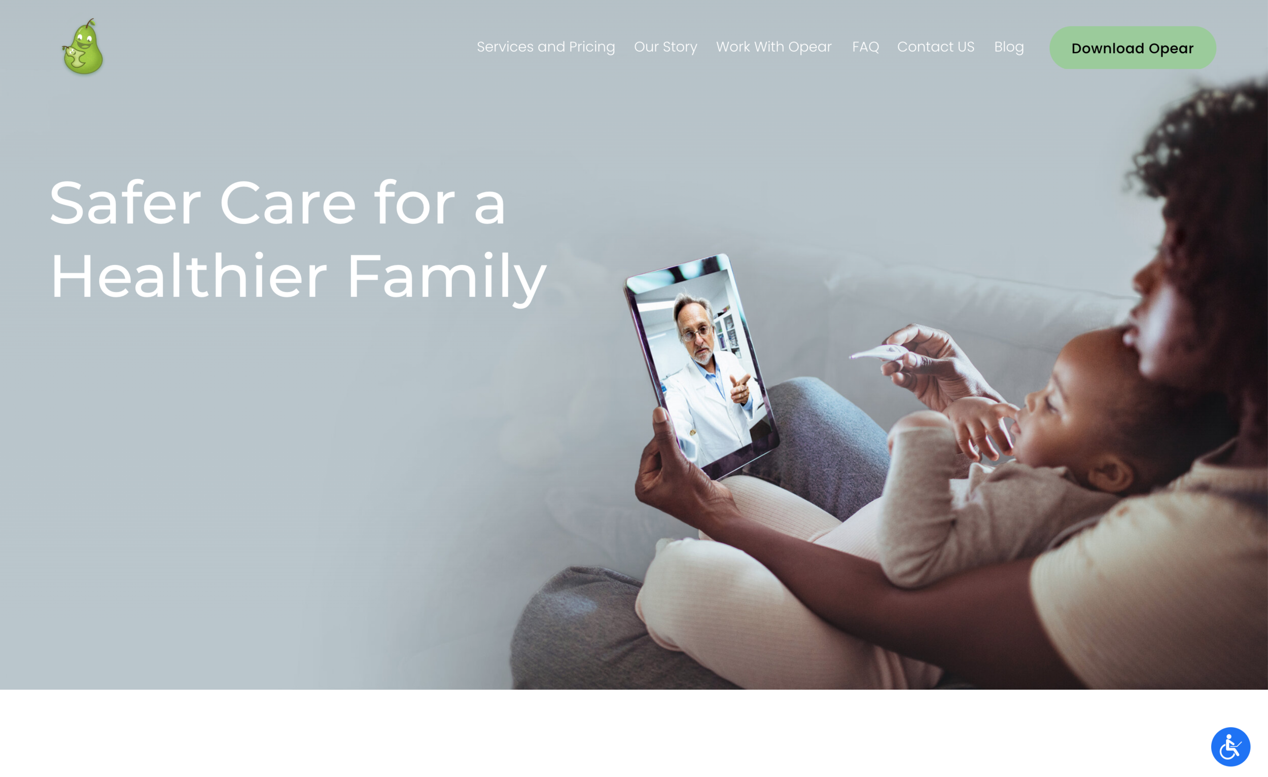 Opear Website Redesign
