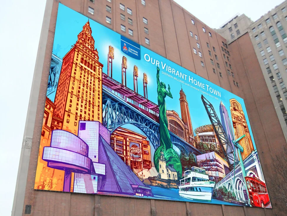 Sherwin Williams Mural