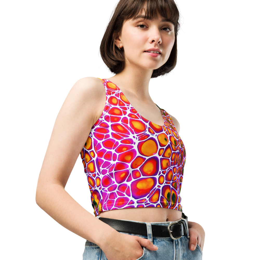 Pink Cell Crop Top