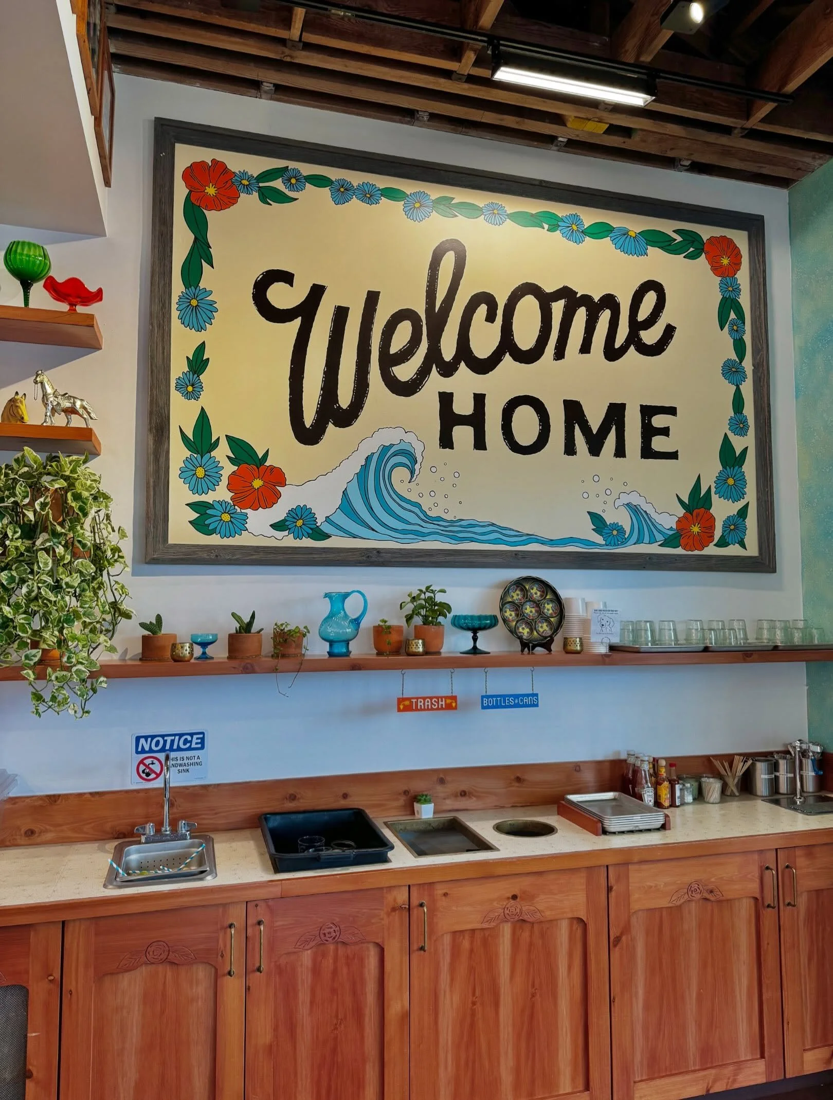 I&rsquo;ve spent most of my life working in hospitality so I know how much the atmosphere matters. That&rsquo;s why I love designing and painting restaurant murals and signs that bring personality to a space and become part of the experience. Gratefu