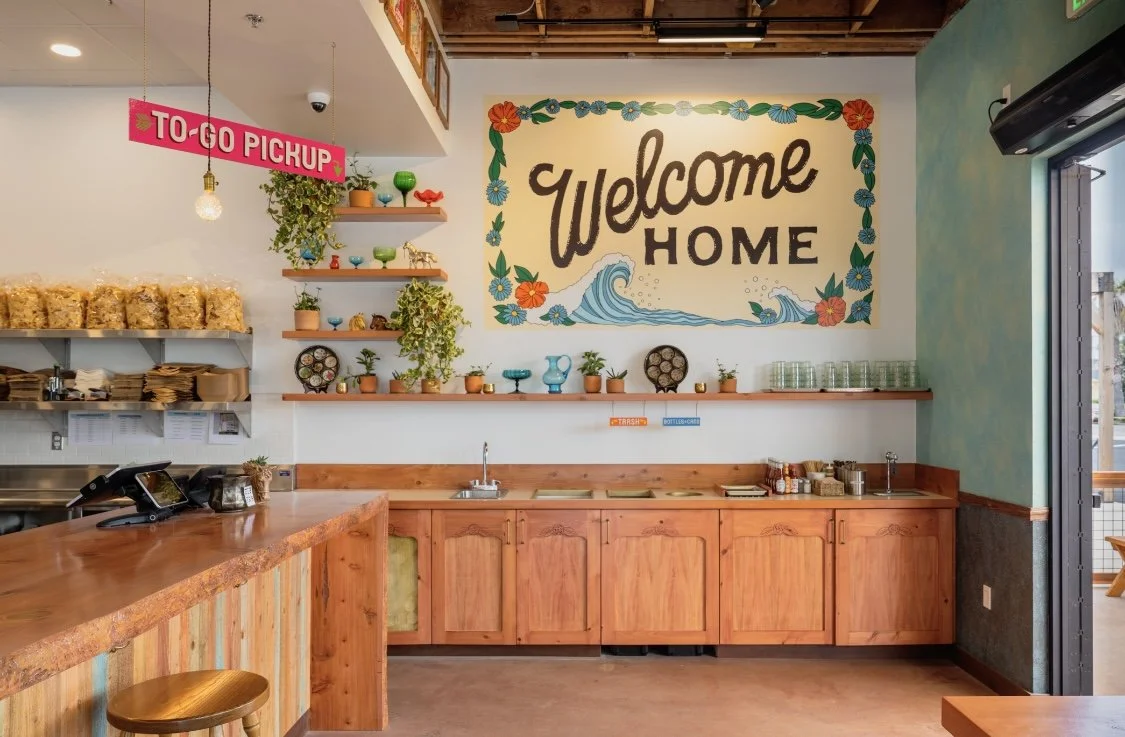 HomeState I Oceanside, CA I Hand-Painted Mural and Signage