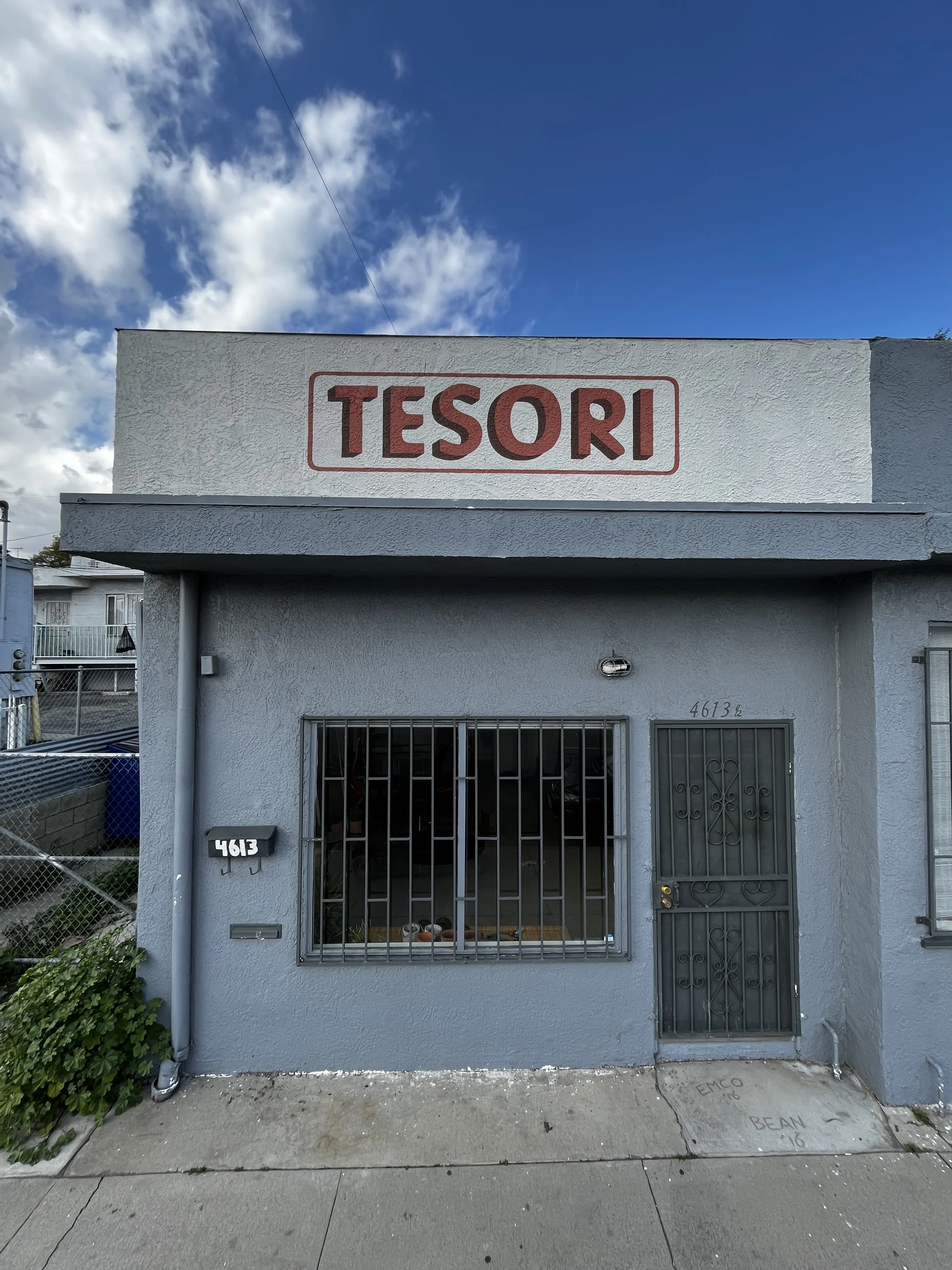 Tesori El Sereno — Branding, Logo, & Storefront Sign Painting
