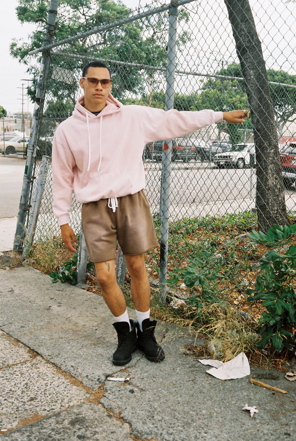CLASSIC HOODIE / AGED PINK — MOOJIMOOJI