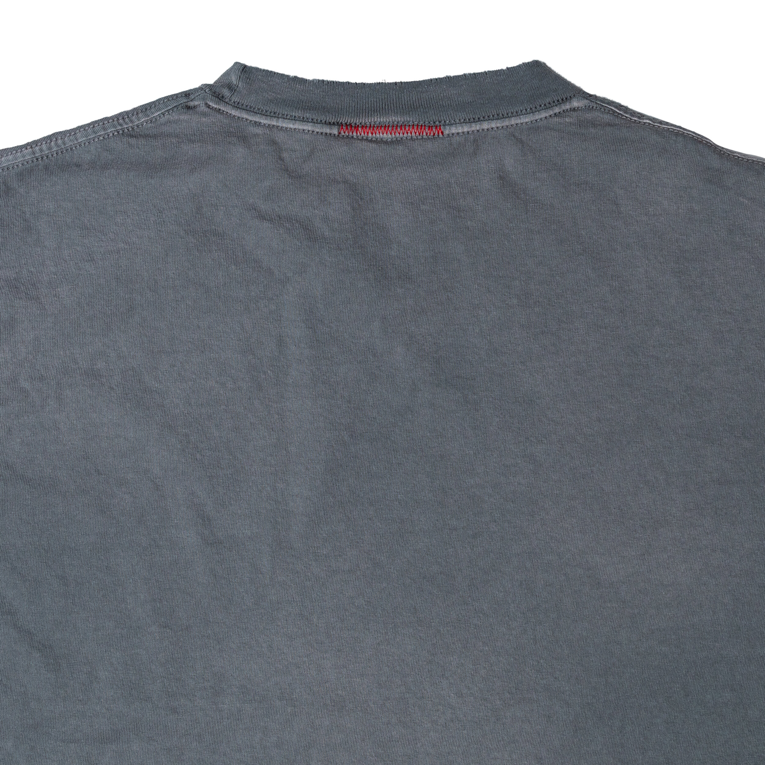 OVERSIZE CROP T-SHIRT / AGED GREY — MOOJIMOOJI