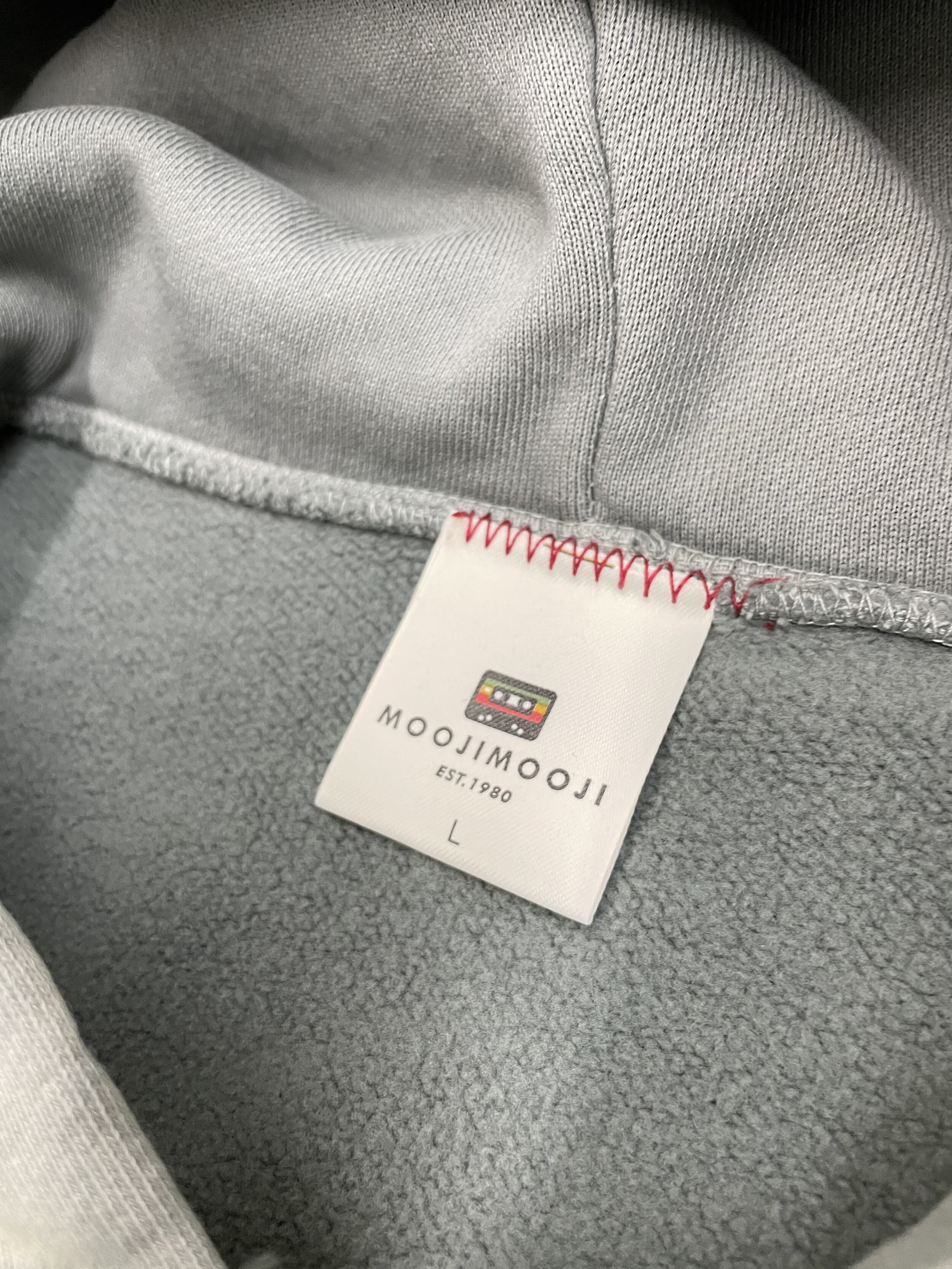 OVERSIZE CROP HOODIE AGED SAGE — MOOJIMOOJI