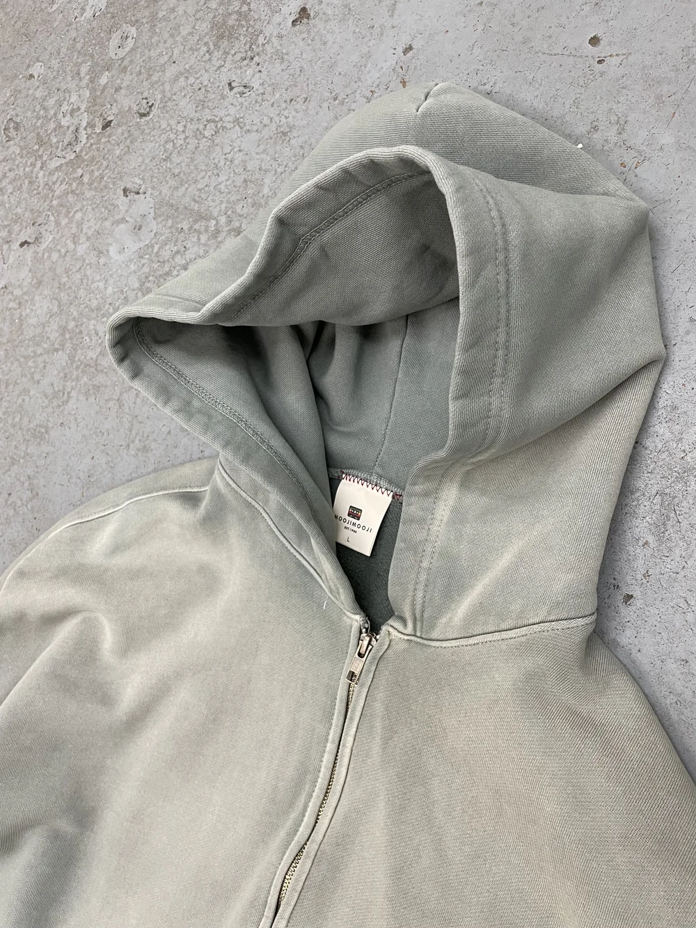 sage zip hoodie