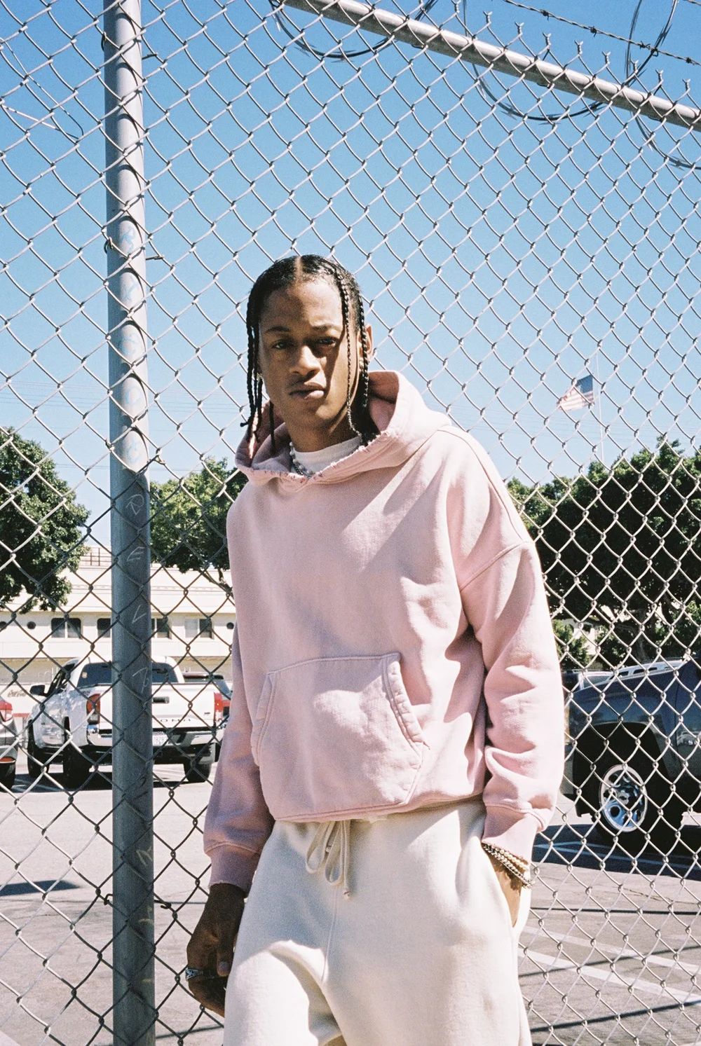 OVERSIZED CROP HOODIE AGED MAUVE — MOOJIMOOJI