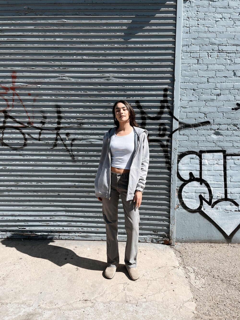 OVERSIZED ZIP-UP HOODIE AGED GREY — MOOJIMOOJI OVERSIZED ZIP-UP HOODIE AGED GREY — MOOJIMOOJI