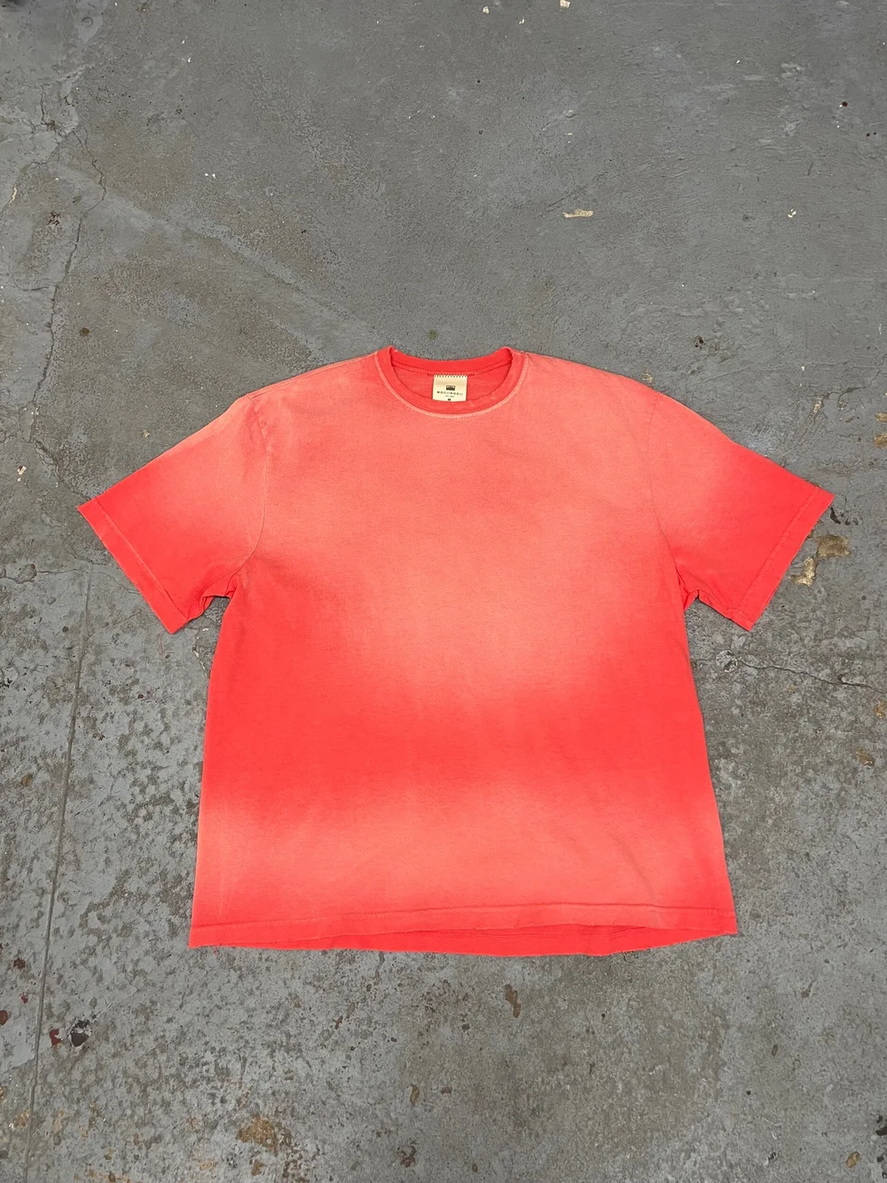 OVERSIZE CROP T-SHIRTS AGED CORAL — MOOJIMOOJI