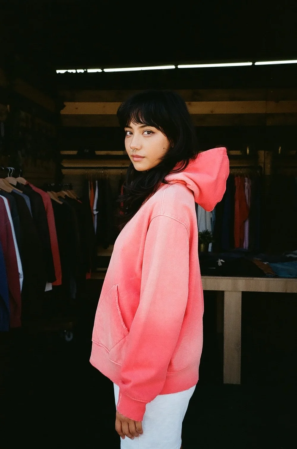 CLASSIC HOODIE 1930 IN AGED CORAL — MOOJIMOOJI