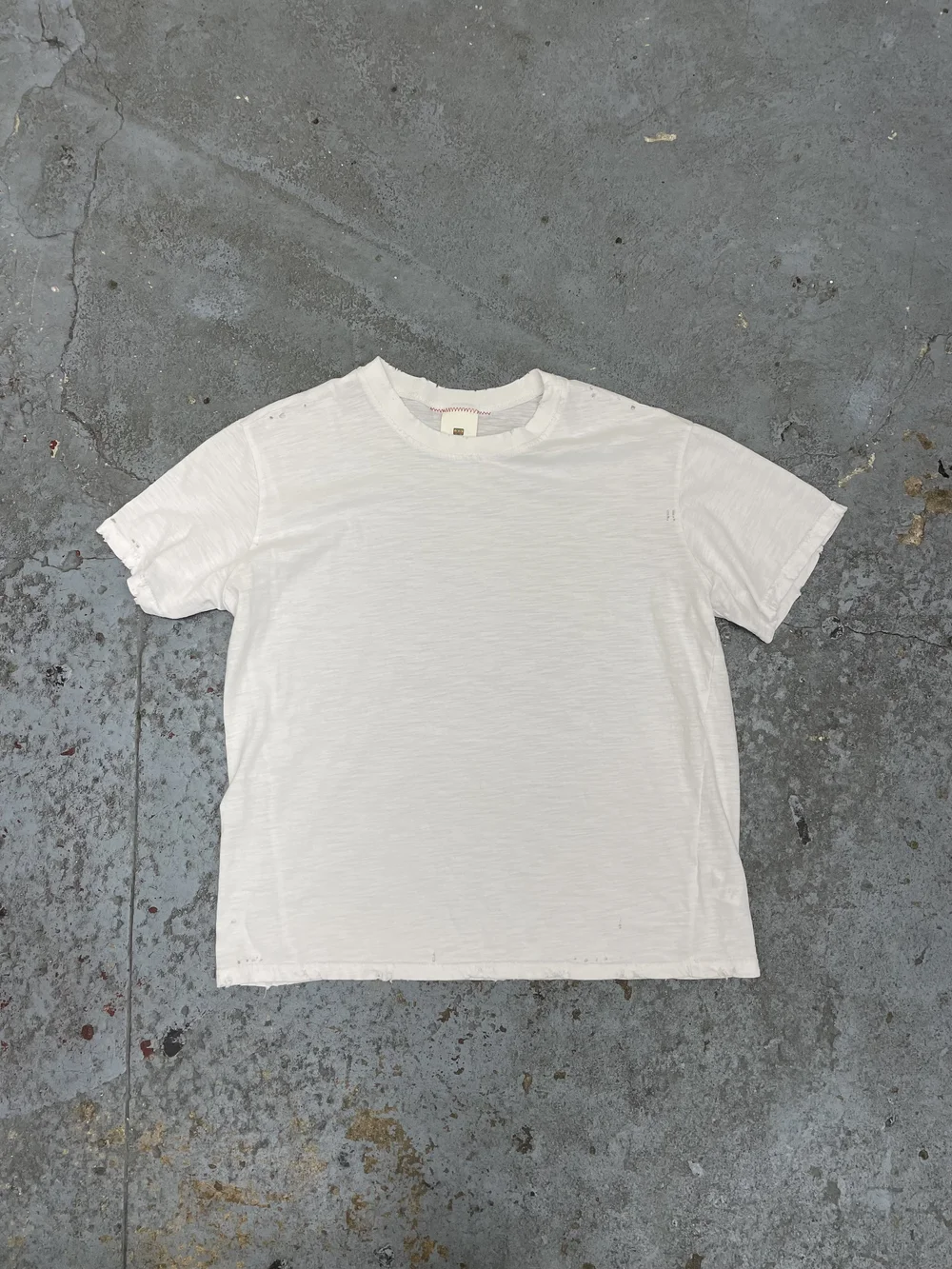EVERYDAY SLUB T-SHIRTS VINTAGE WHITE — MOOJIMOOJI