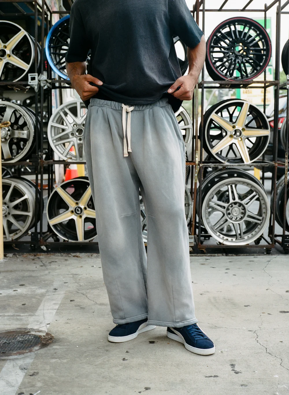 MOOJI MOOJIスウェットパンツ AGED GREY MOOJI SWEATS 04 AGED GREY — MOOJIMOOJI