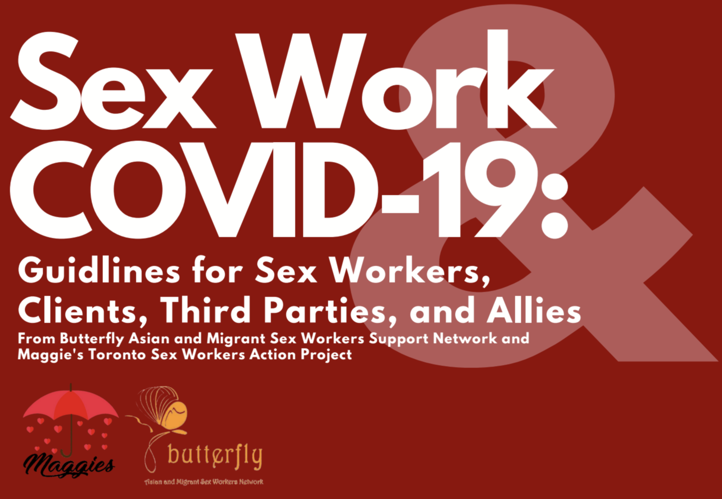 Guidelines for Sex Workers in the COVID-19 era.