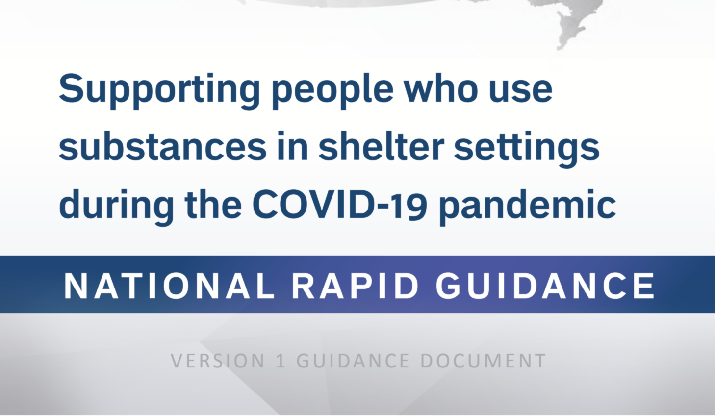 Supporting people who use substances in shelter settings during the COVID‐19 pandemic