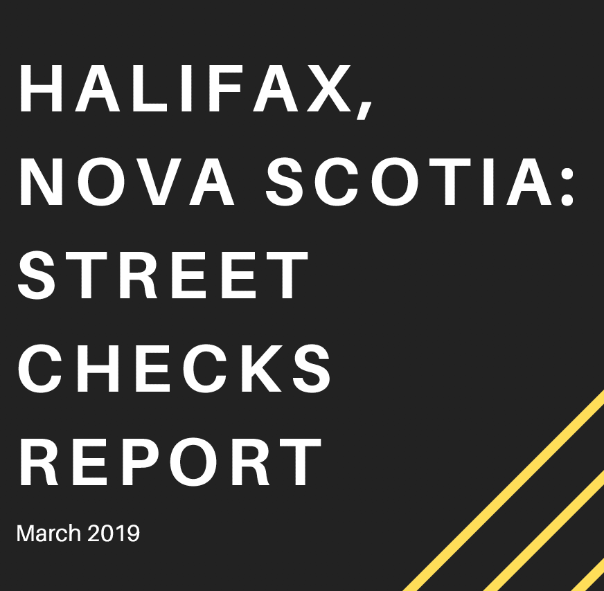 Halifax, Nova Scotia: Street Check Report